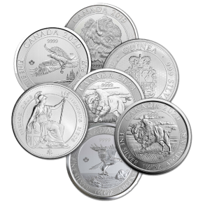 1.25 Oz Silver Coins Gov't Minted - Design Our Choice